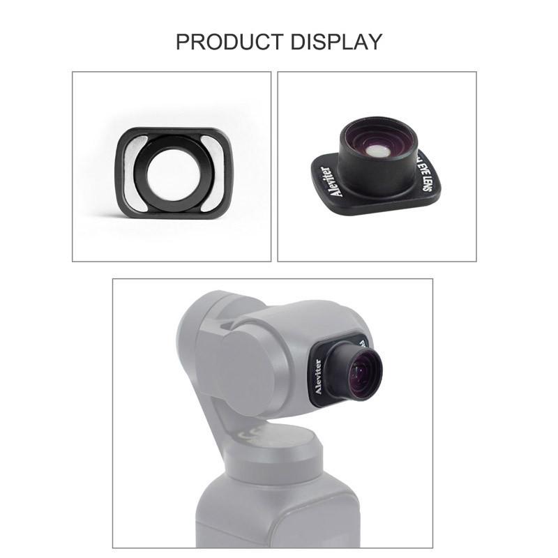 Optisches Glas-Fisheye-Kameraobjektiv magnetisch für DJI OSMO POCKET Optisches Glas-Fisheye-Kameraobjektiv magnetisch für DJI OSMO POCKET