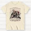 250 Years America Anniversary George Washington & Lincoln Playing Guitar Funny 4th of July Cotton Casual Cool Loose T-Shirt