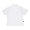 TRIMERE Simple Logo Wappen Short Sleeve Polo Tee F/L Woman White