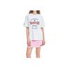 New MLB Denim Short Skirts Women's Pink 3FDSV0153-07PKS