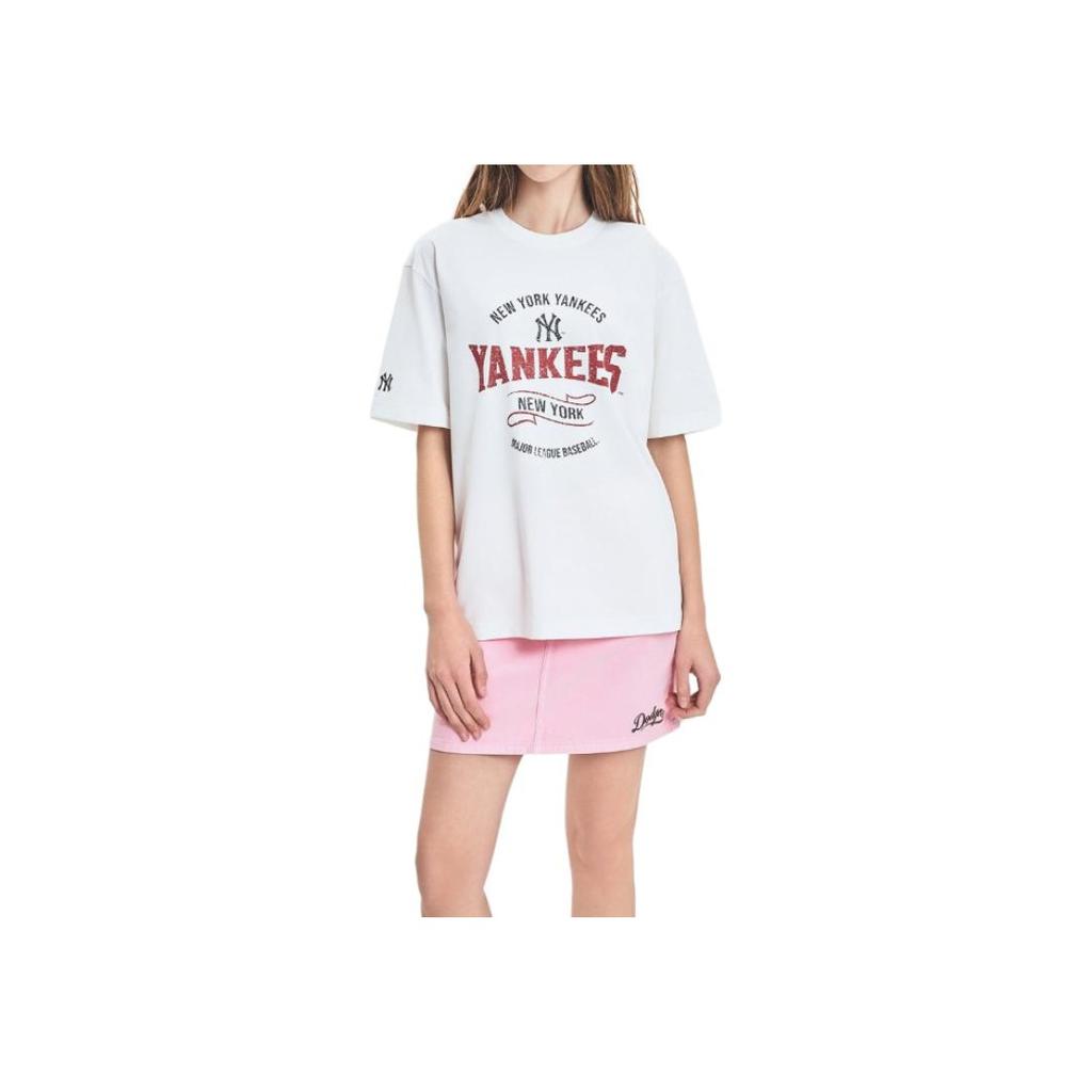 New MLB Denim Short Skirts Women's Pink 3FDSV0153-07PKS