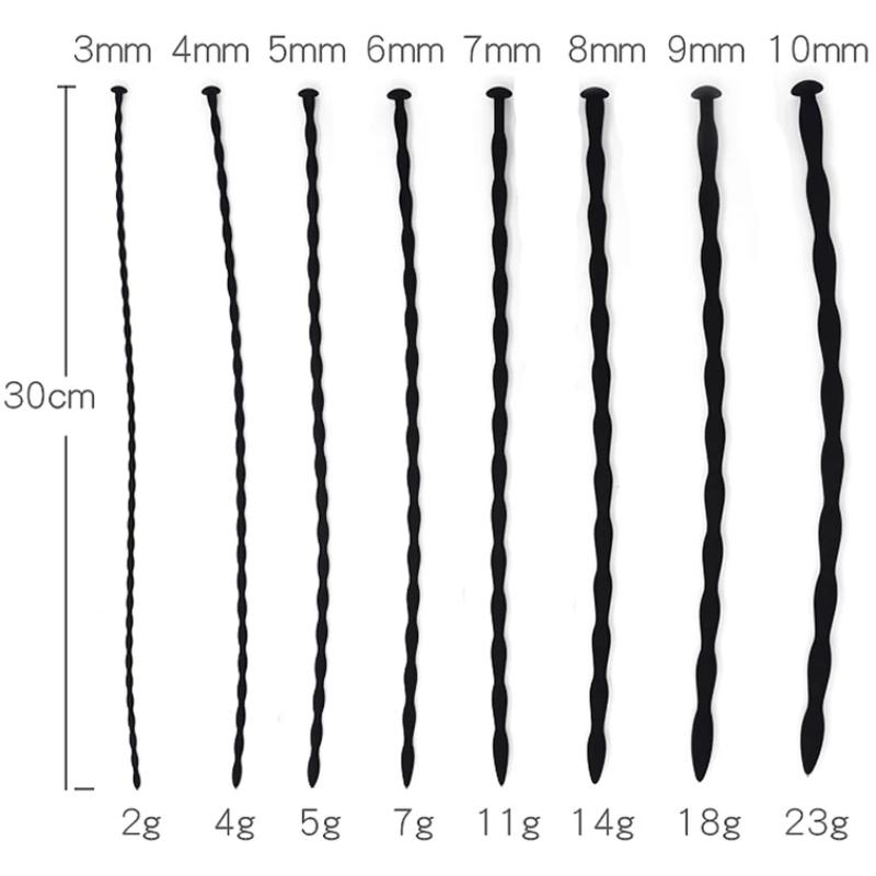 Silicone Horse Eye Stick Urethral Expander Sextoys SM Penis Plug Men Urethra Masturbation Stimulator Adult Supplies