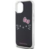 Etui Do iPhone 15 Hello Kitty Hardcase IML Kitty Face Czarny