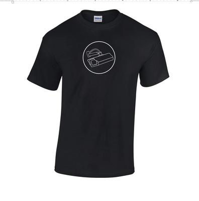 Videoüberwachung Sicherheitskamera CCTV T-Shirt Schwarz Weiß Baumwollhemd S - 5XL