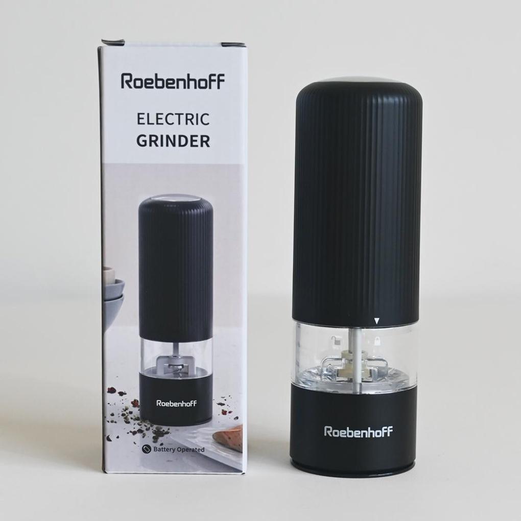 Rebenhof Automatic Salt and Pepper Sesame Electric Grinder Set