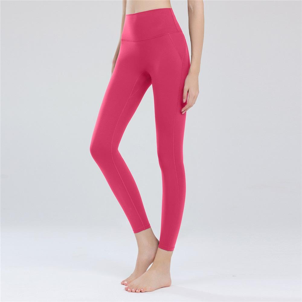 

Высокая эластичность, Подтягивающее белье для живота и бедер, Брюки для йоги, Женские брюки с высокой талией для подтяжки и фитнеса, Внешние спортивные облегающие брюки XL розовый