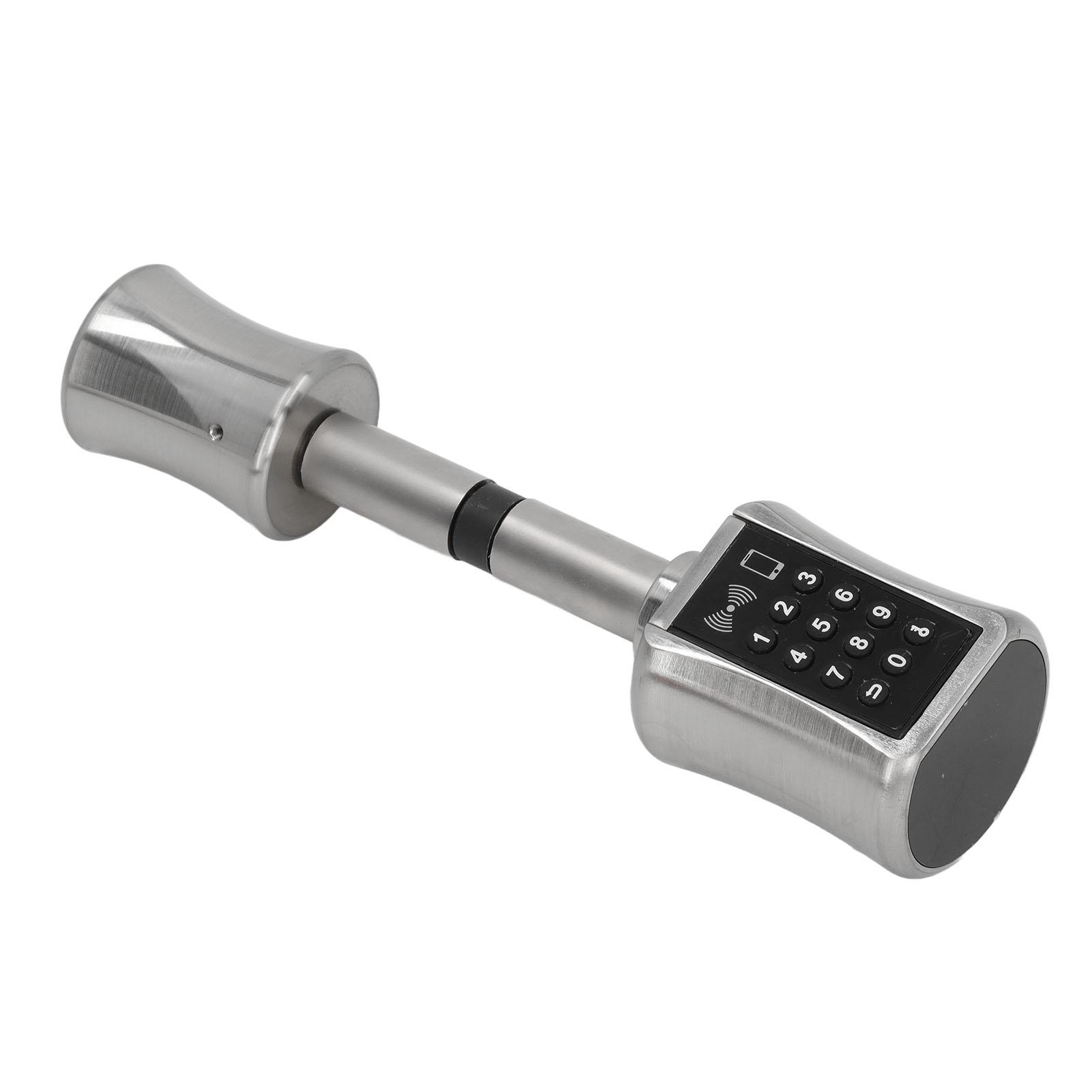 

Keyless Electric Lock Stainless Steel Brass Low Consumption Smart Cylinder Lock with Emergency Interface