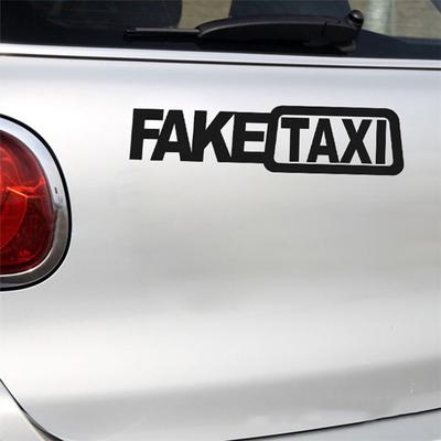 Nálepka na auto Legrační lehký falešný driftovací znak drift taxi znamení