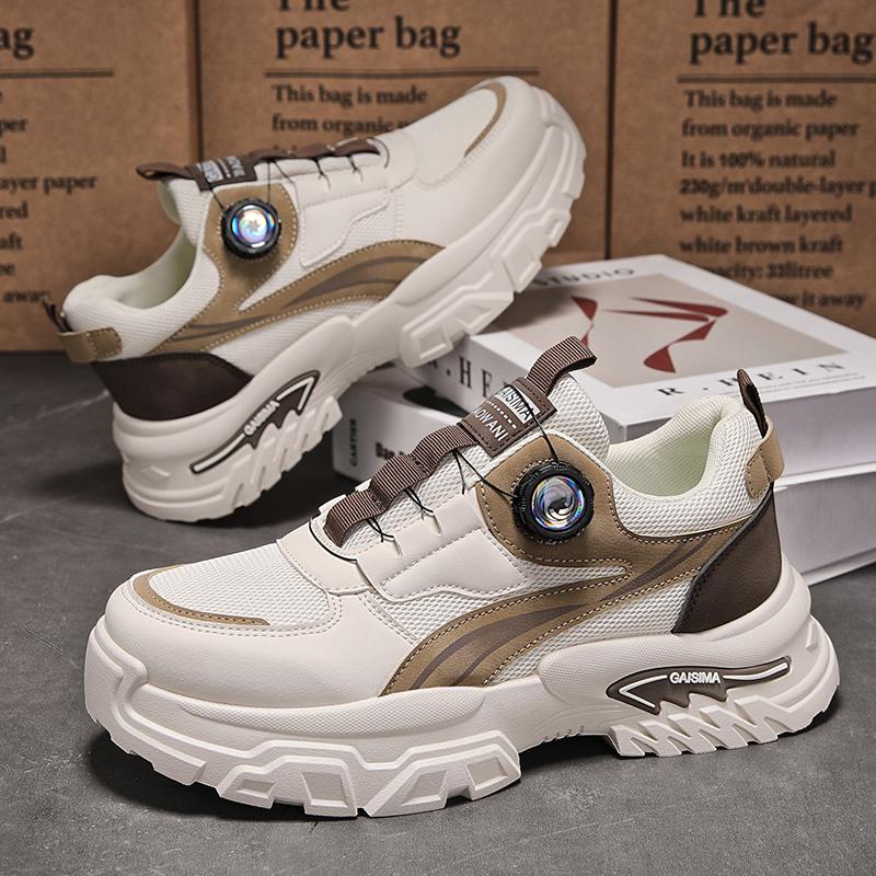 New Fashion New Men's Fashion Casual Low Top Sports Shoes Students Thick Sole Comfortable Sneakers Boys Male Classic Breathable Basketball Shoes