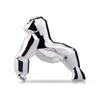 Car Sticker Emblem 3D Gorilla, Silver