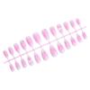 24 Pcs Medium Length Press on Nails  Full Cover Cute False Nails for Shopping Traveling Dating