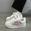 Thick-soled Heightening Original Niche Bread Shoes Autumn and Winter New Little White Shoes Versatile Board Shoes Women