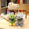 Sale  Green Crocodile Plush Toy Soft Stuffed Alligator Animals Doll Mr. Crocodile Cartoon Toy Friend Birthday Gifts Present