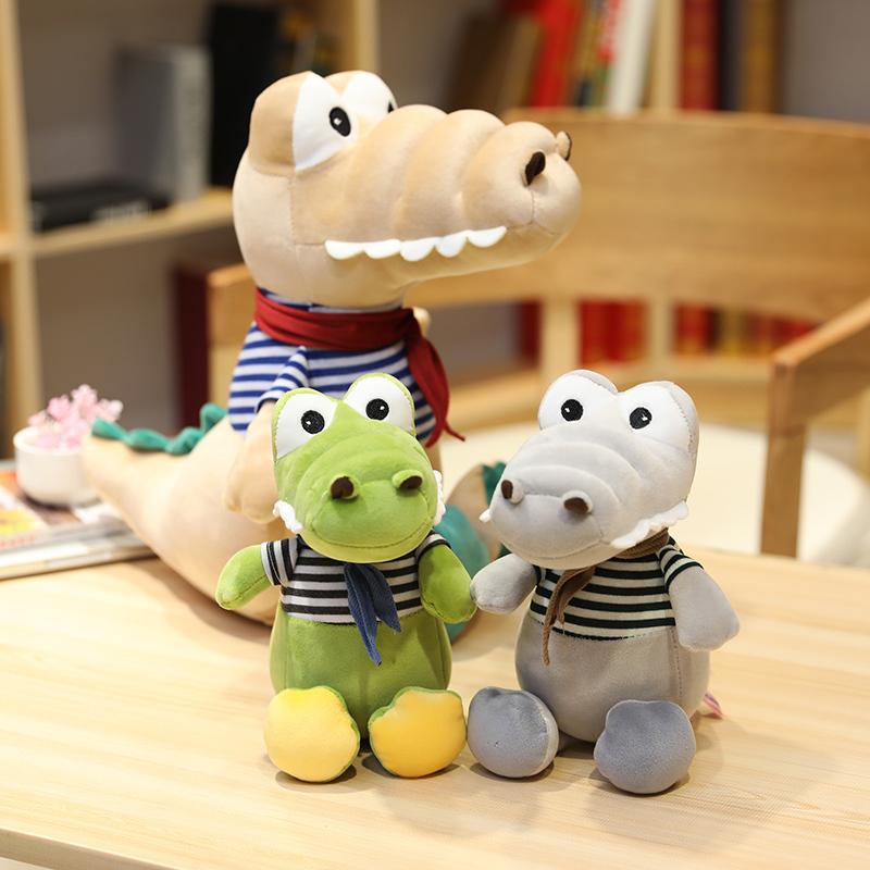Sale  Green Crocodile Plush Toy Soft Stuffed Alligator Animals Doll Mr. Crocodile Cartoon Toy Friend Birthday Gifts Present