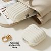 Divided portable jewelry box for travel, double-layer sealed moisture-proof pill storage box