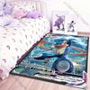 1PC Pokémon Cards Greninja Print Rug Carpet for Living Room Children Bedroom Mat Sofa Doormat Floor Rug Home Decor Anti Slip Mat