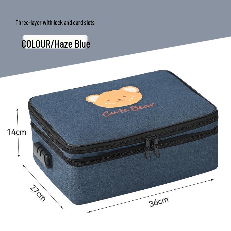 

Органайзер для домашних документов большой вместимости - Настольная сумка для хранения сертификатов, паспортов и карт