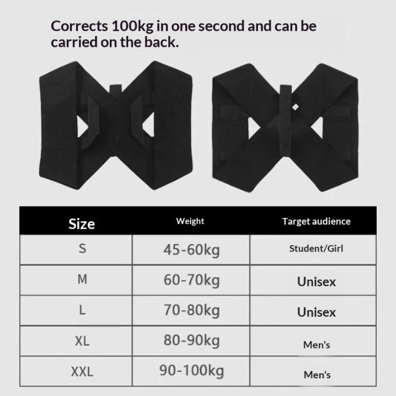 Adjustable Posture Corrector Upper Back Brace Breathable Soft Straps for Men Women Working Driving Use