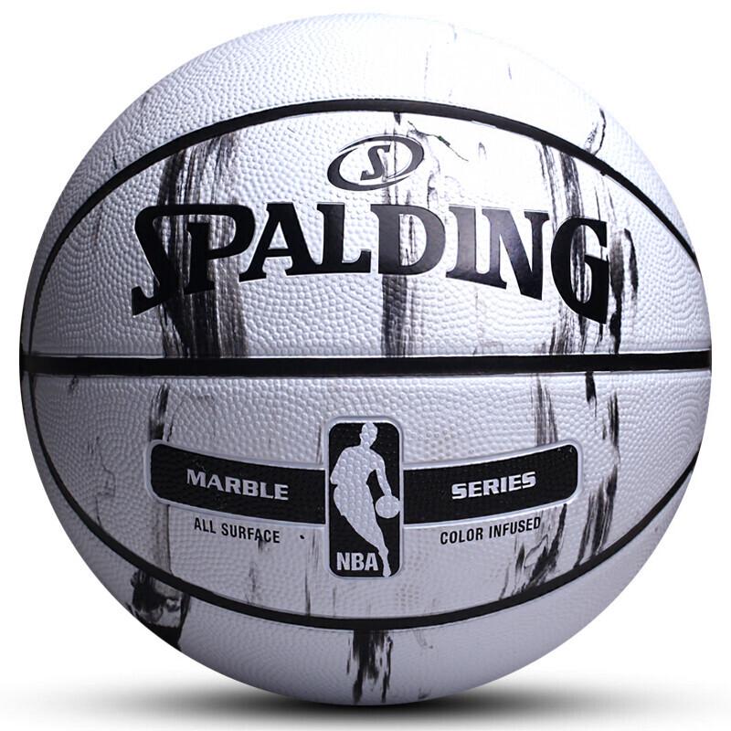 SPALDING Уличный резиновый баскетбольный мяч серии «Мрамор»