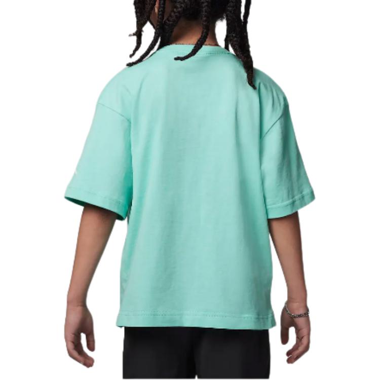 Jordan Varsity Jumpman T Shirt Rising Emerald Green Kids' FV2531-323