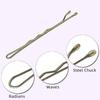 150 Stück 5 cm Welle Legierung Gold Schwarz Haarnadeln Einfache Haarspange Barrett für Hochzeit Braut Frauen Mädchen Frisuren Werkzeug