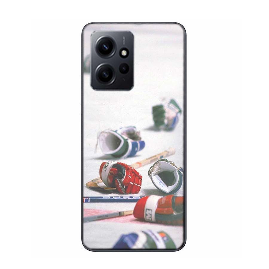 Ice Hockey Rink Phone Case For Redmi 12 13C 12C 15C 9 10 10C Note 13 Pro Plus 14 15 Pro 9T 9C 9A TPU Soft Cover Clear Cell Cases