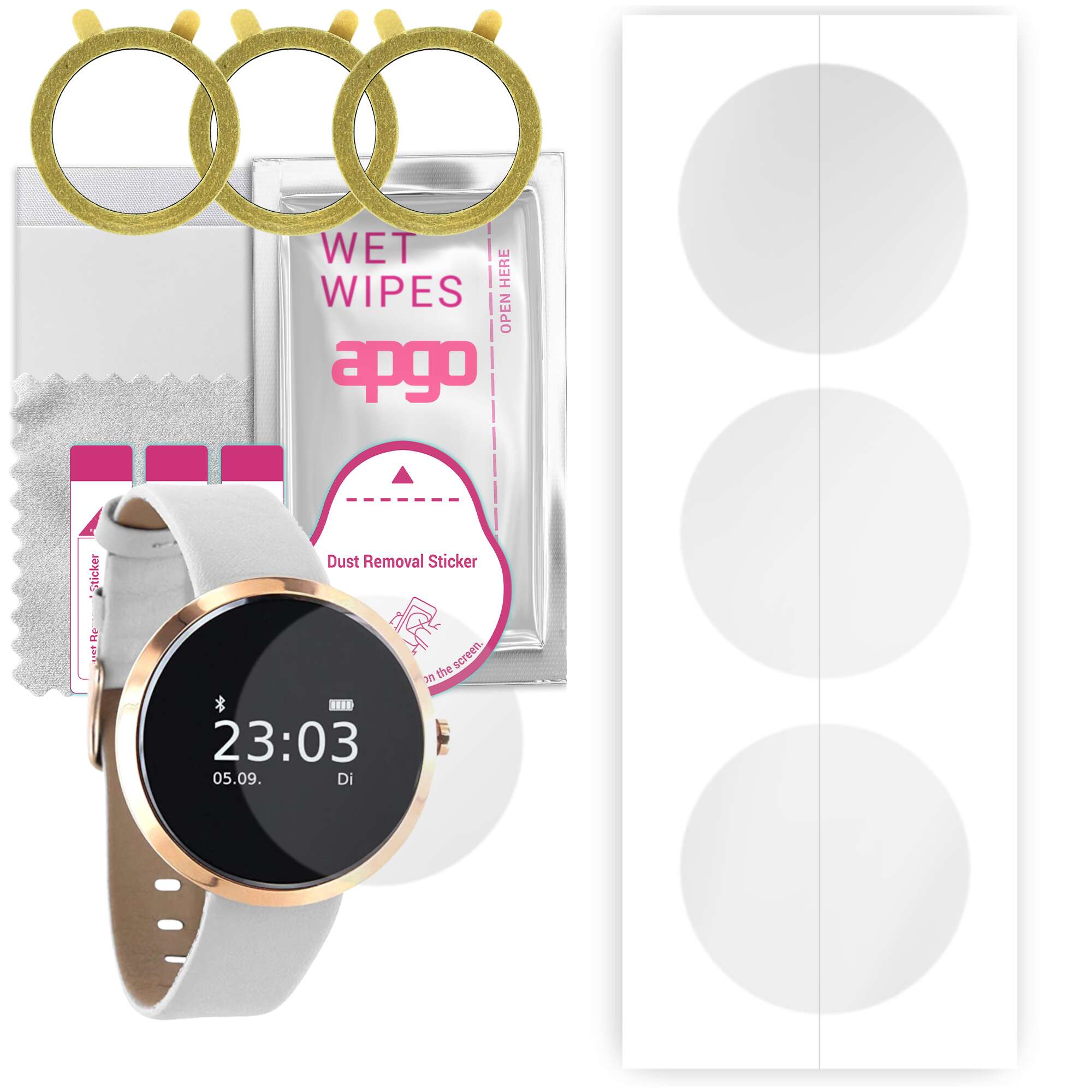 

3x гідрогелева плівка apgo для жінок Siona Xlyne 54008, гідрогелева плівка, з позиціонуючим шаром, легке встановлення