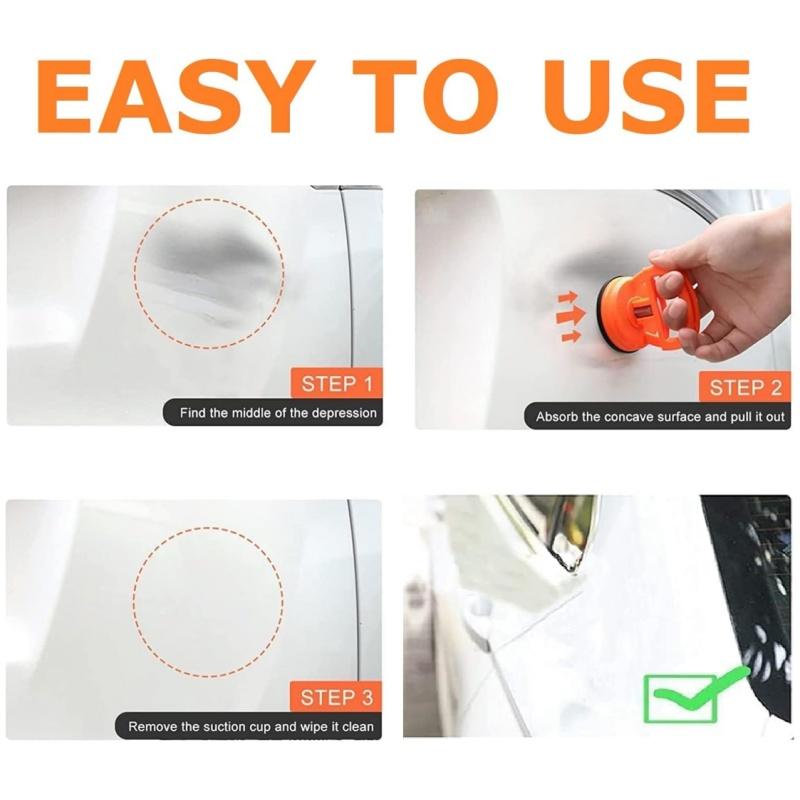 2pcs Car Puller Heavy Duty Suction Cup Panel Tool Sucker Repair Bodywork Dent Remover Auto Dent Repair Tools Fix Mend Pull Glass