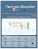 Taki Smart WiFi LED Dimmer Controller: RGBWC Seven-Color Wireless Touch Light Strip