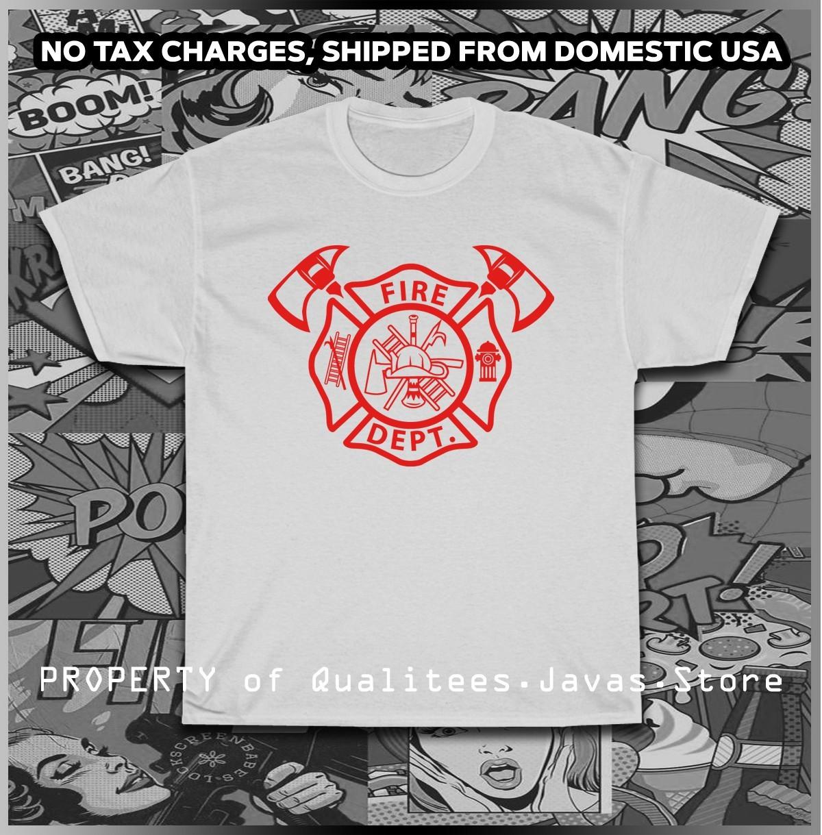 Fire  Department  Logo  Men s  American Unisex T-Shirt XL