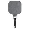 Kitchen Breakfast Pancake Cooking Pan Aluminum Frying Pan Mold for Egg Hamburger with Handle(Open