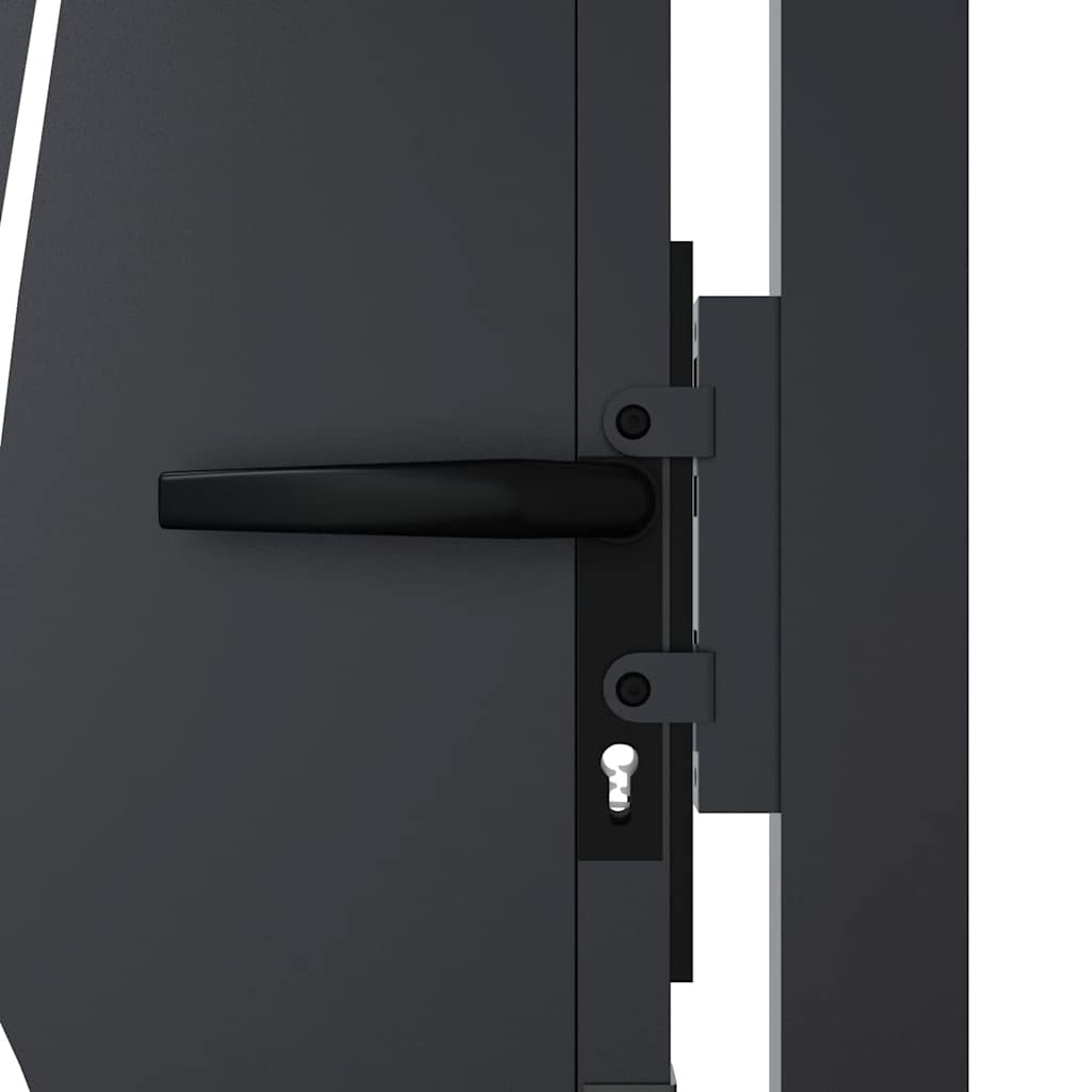 Garden Gate Anthracite 100 X 175 Cm Steel Grass Design