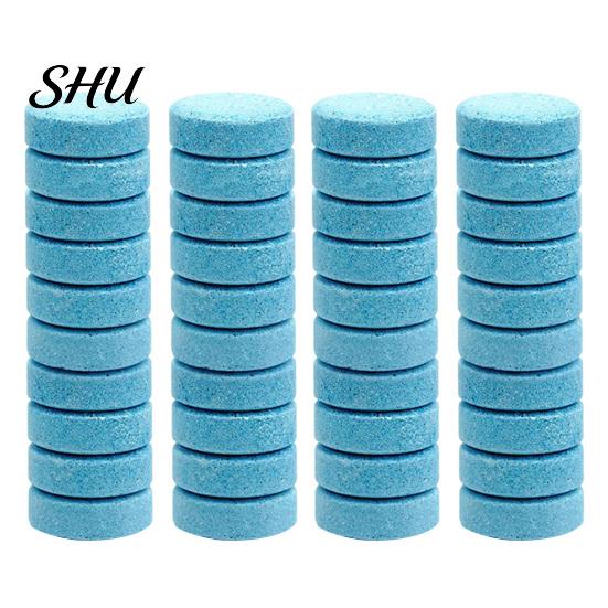 Wiper Blade Softener 10/20/40Pcs Auto Glass Water Effervescent Tablets Solid Windshield Cleaner Windscreen Super Concentrated Car Wash Fluid Cleaning