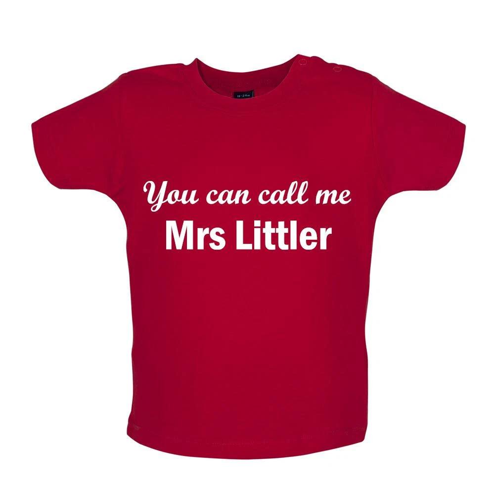 

You Can Call Me Mrs Littler - Baby Kids Boys Girls Unisex T-Shirt / Babygrow - 180 Darts Luke Dart Love 140