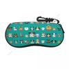 Glasses Case Soft Glasses Bag Cartoon Dogs Portable Sunglasses Box Bag Eyeglasses Case