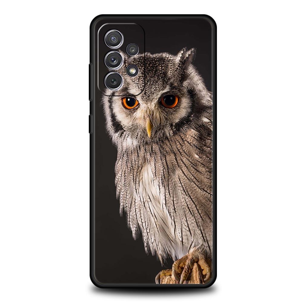 Cartoon Girl Gifts Lovely Owl Phone Case For Samsung A51 A71 A21S A12 A11 A31 A41 A03s A52 A32 A22 A13 A23 A33 A53 A73 5G Cover