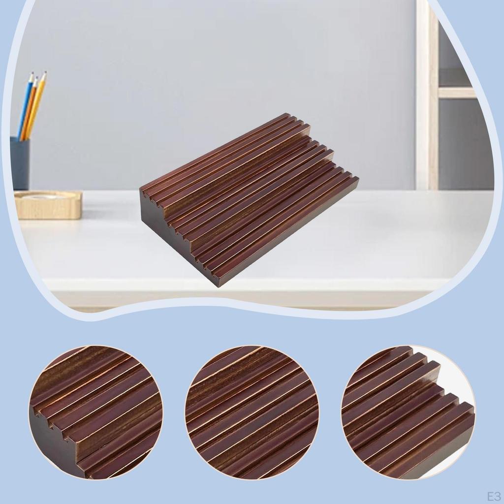Display Case Organizer Rack Wooden Desk Table Stand Suitable for Collectors Enthusiasts Home