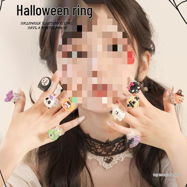 Handmade Pumpkin Rings - Halloween Gifts for Kids