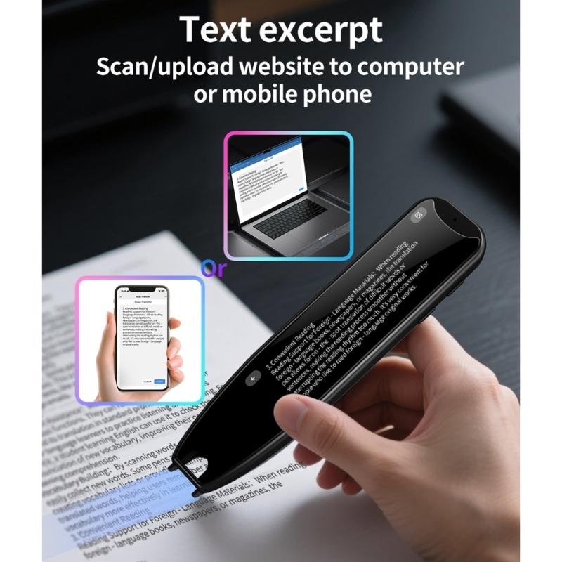 Multilingual Voice Translation Pen With Local Scan Function For Travel Business And Study Long Power Time 8GB Storage