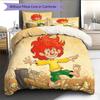 Pumuckl Pattern Bedding Quilt Set  Home Decoration  Gift (1 * duvet cover + 2 * pillowcase  without core)