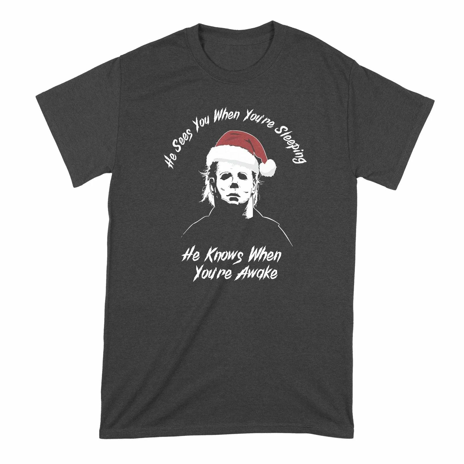 Michael Myers Christmas Shirt Michael Myers Xmas Shirt Funny Michael Myers Tshir M