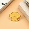 Cartoon Animal Badge Enamel Brooch Pin, Bear Penguin Fox Dog Hedgehog Badge, Decorative Men Women Alloy Pin for Coats Sweaters Scarves