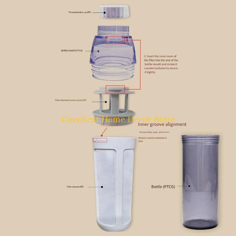 

92MF Premium Cold Coffee Maker With Visible Marks Practical Glass Construction Quick Releases Filter System For Daily Brewing China Mainland