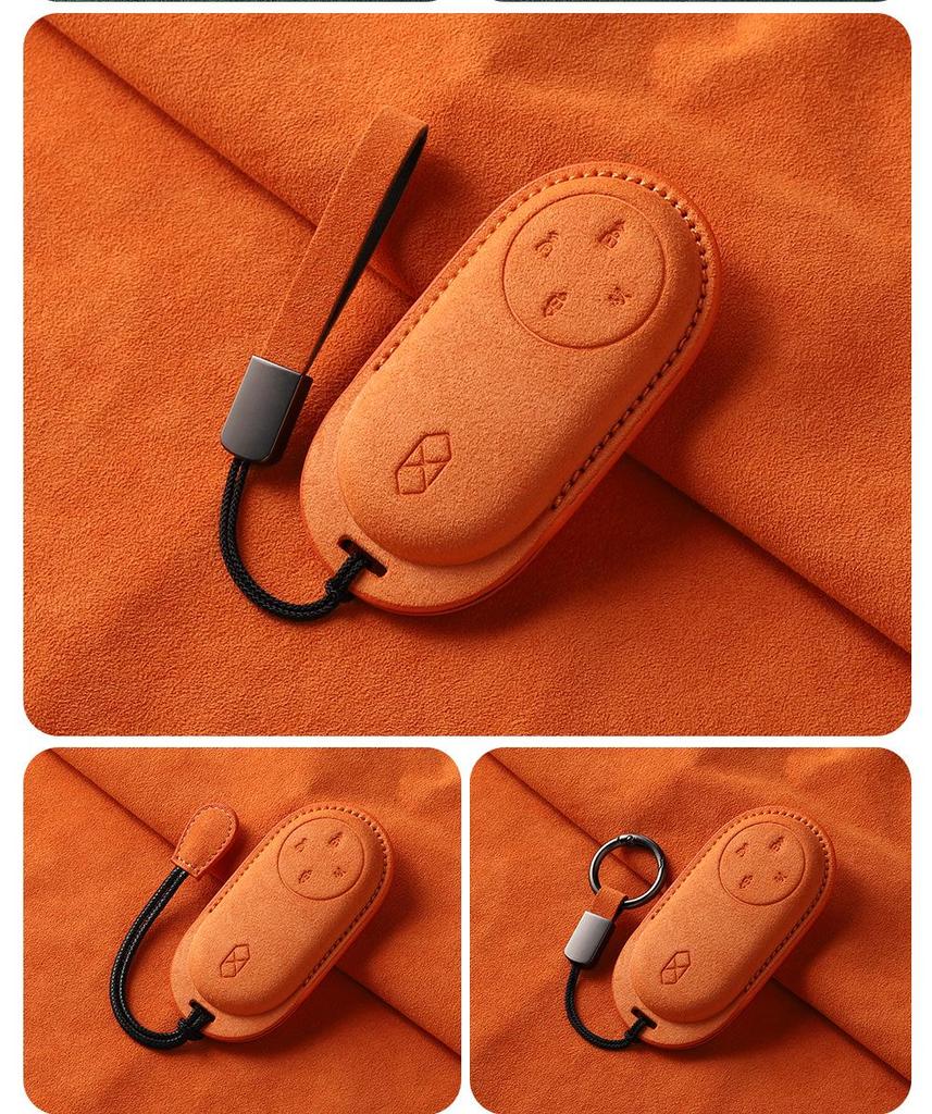 2026 Luxeed R7 Key Case: Suede S7/M8 Protective Shell with Full Coverage & Buckle
