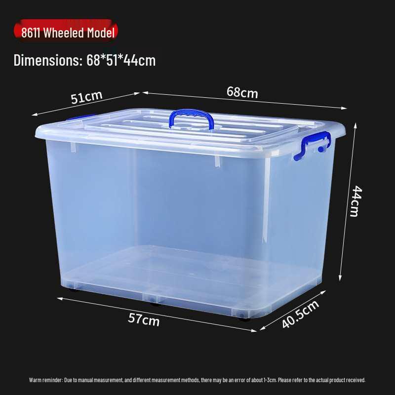 3D Printer Filament Storage Box - Thickened, Transparent, Large Capacity, Rectangular Household Container