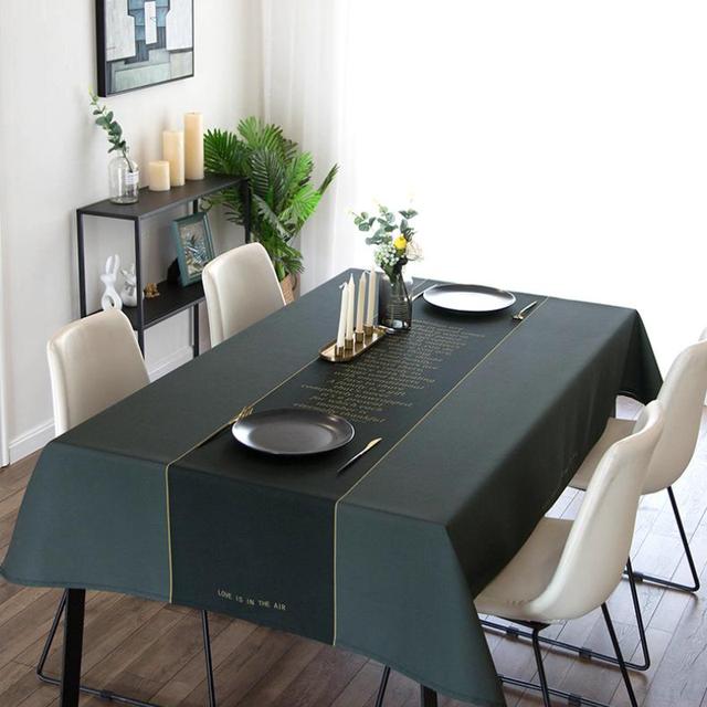 Runner Da Tavolo Tovaglia Da Tavolo Rettangolare Cinese Zen Grigia Impermeabile E Antiolio, Runner Da Tavolo-33*300Cm