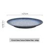 Meishangyuan Frosted Stone Pattern Ceramic Dinner Plates
