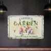Custom Name Metal Sign Personalized Waterproof Wall Decor Garden Yard Hanging Ornament