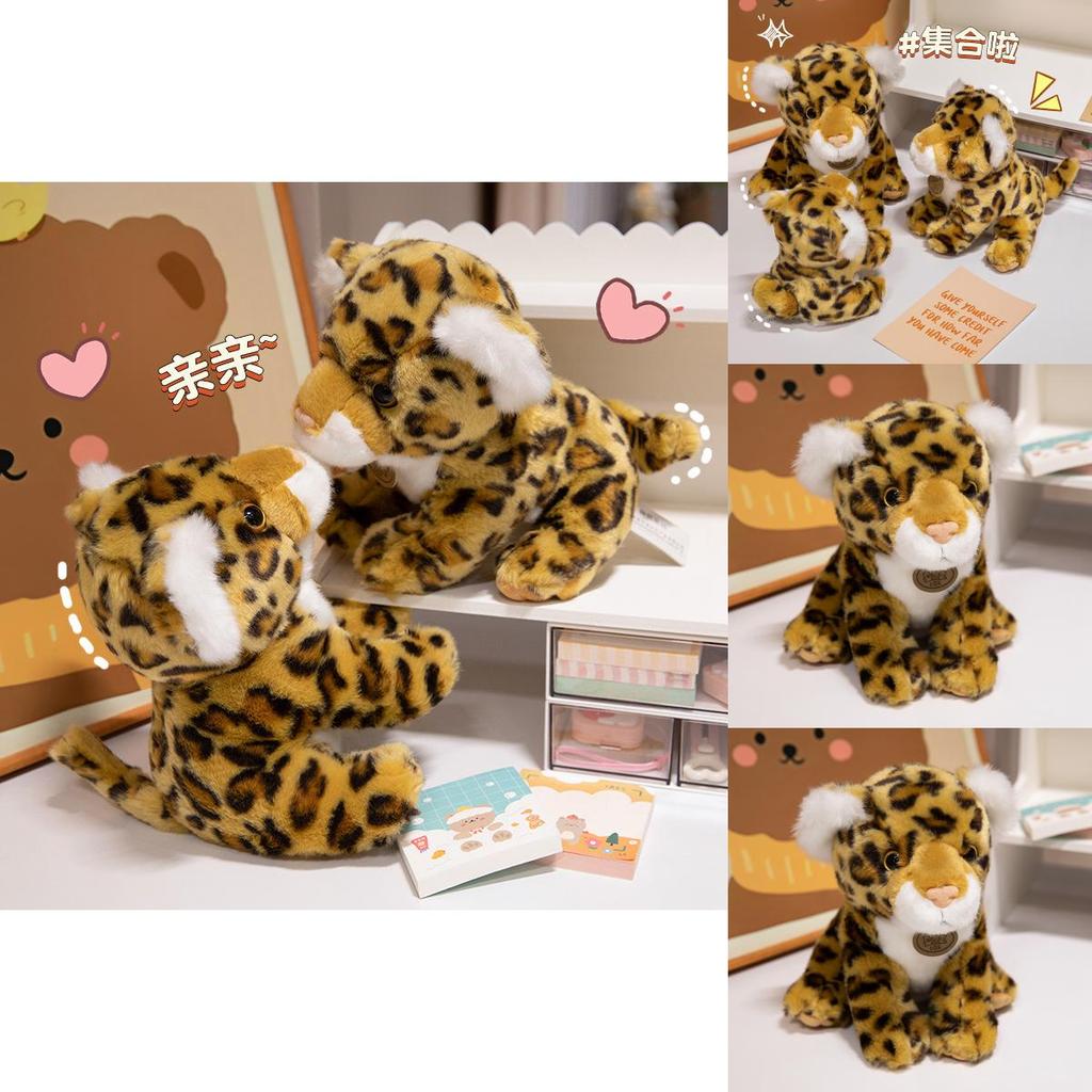 Tiger Plush Toy Realistic Stuffed Animal With Soft Pp Cotton For Kids Gift And Home Decor