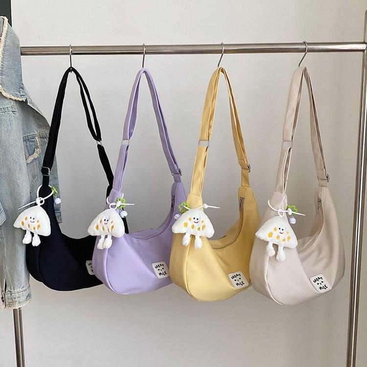 Stylish Nylon Crossbody Bag For Women 2024 With Soft Fabric Minimalist Design And Casual Chic Look